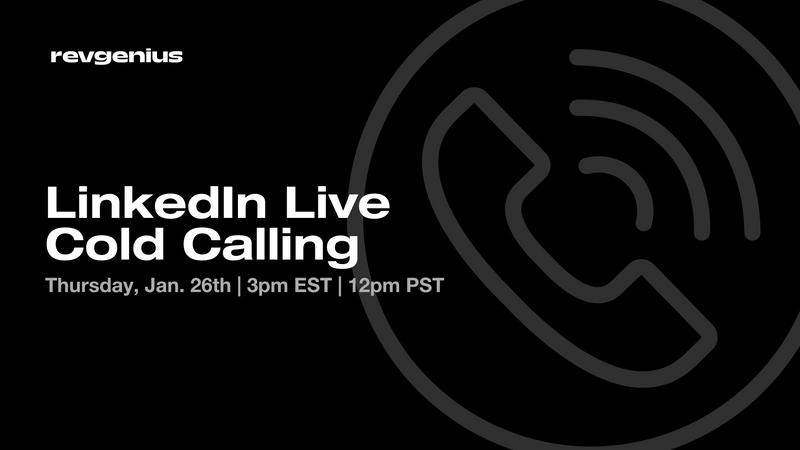 LinkedIn Live Cold Calling 1/26